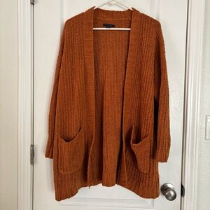 American Eagle Cozy Oversized Women's Sweater in Rust